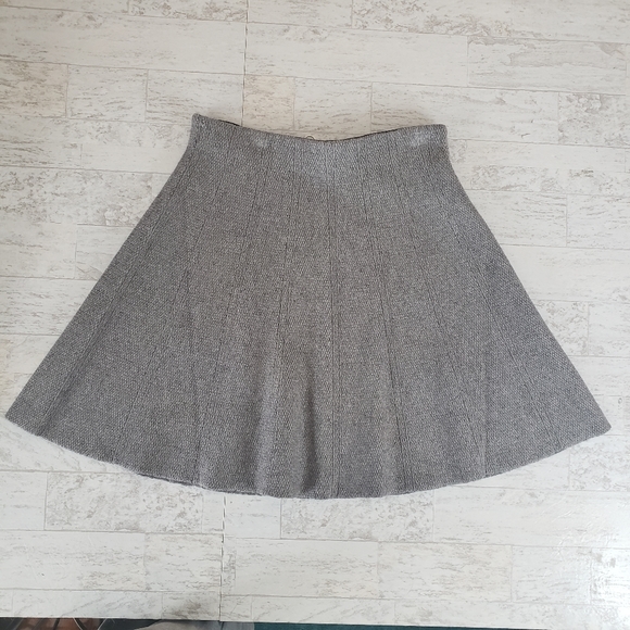 New Primark Gray A-line Mini Skirt - Picture 1 of 5